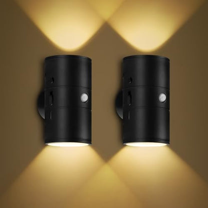 Motion Sensor Night Lights,Magnetic 360° Rotation Wireless Lights Indoor,Warm White 3000K, Three Adjustable Brightness Levels, for Hallway Bedroom Bedside Stairway