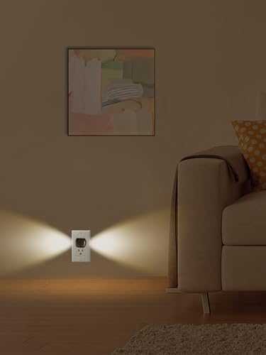 LED Night Lights Plug into Wall 6-Pack, Modern Night Lights Plug into Wall, Dusk to Dawn Nightlight,