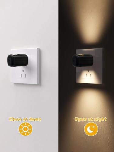 LED Night Lights Plug into Wall 6-Pack, Modern Night Lights Plug into Wall, Dusk to Dawn Nightlight,